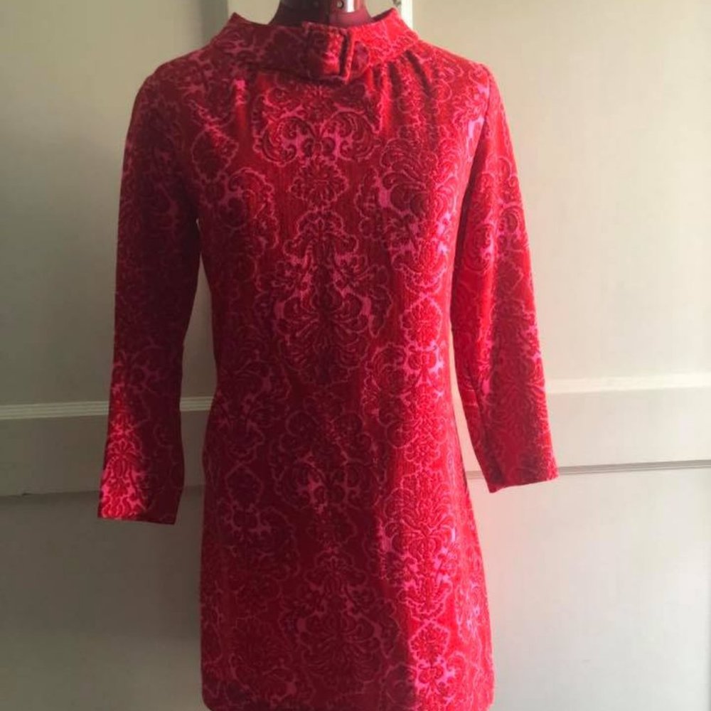 Vintage Red & Pink damask Mod Mini
